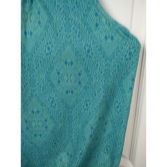 Prana Woman M Convertible Tank Aqua Kaleidoscope Breathe Activewear - Picture 3 of 10